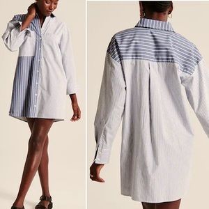 Abercrombie & Fitch Oversized Shirt Dress